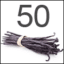 50 vanillestokjes
