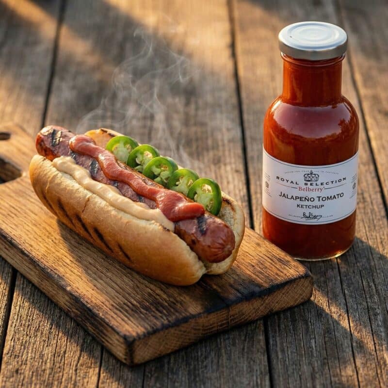 Braadworst met Jalapeno Ketchup
