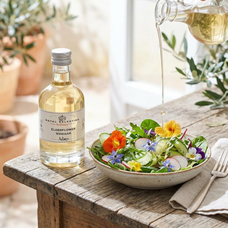 Salade met Vlierbloesem Azijn