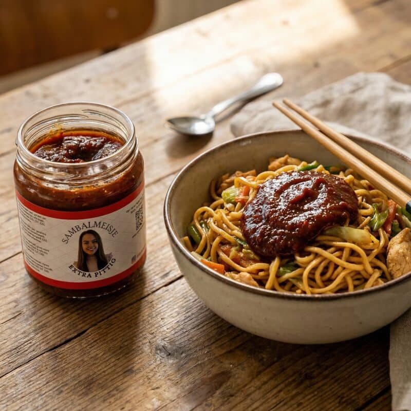 Noedels met Sambal Extra Pittig