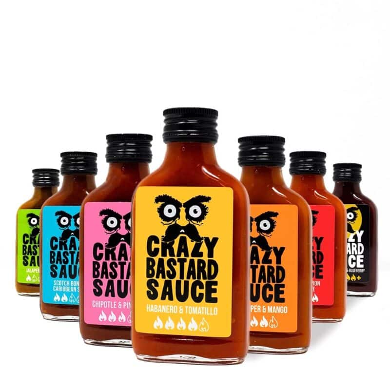 Crazy Bastard Mild to Very Hot - Set van 7 - 7 x 100 ML - Afbeelding 2