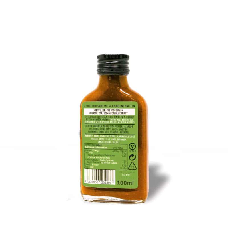 Crazy Bastard - Jalapeno & Dadel Sauce - 100 ML - Afbeelding 4