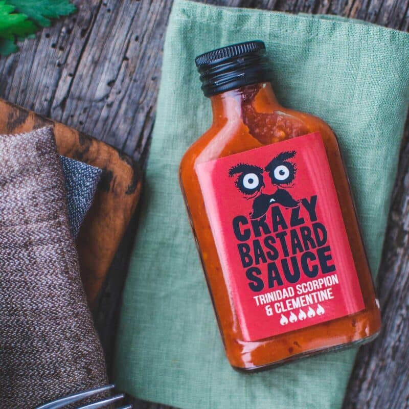 Crazy Bastard - Trinidad Scorpion & Clementine - 100 & 200 ML - Afbeelding 2