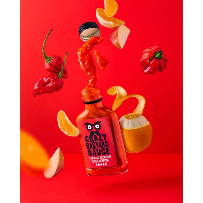 Crazy Bastard - Trinidad Scorpion & Clementine - 100 & 200 ML - Afbeelding 3