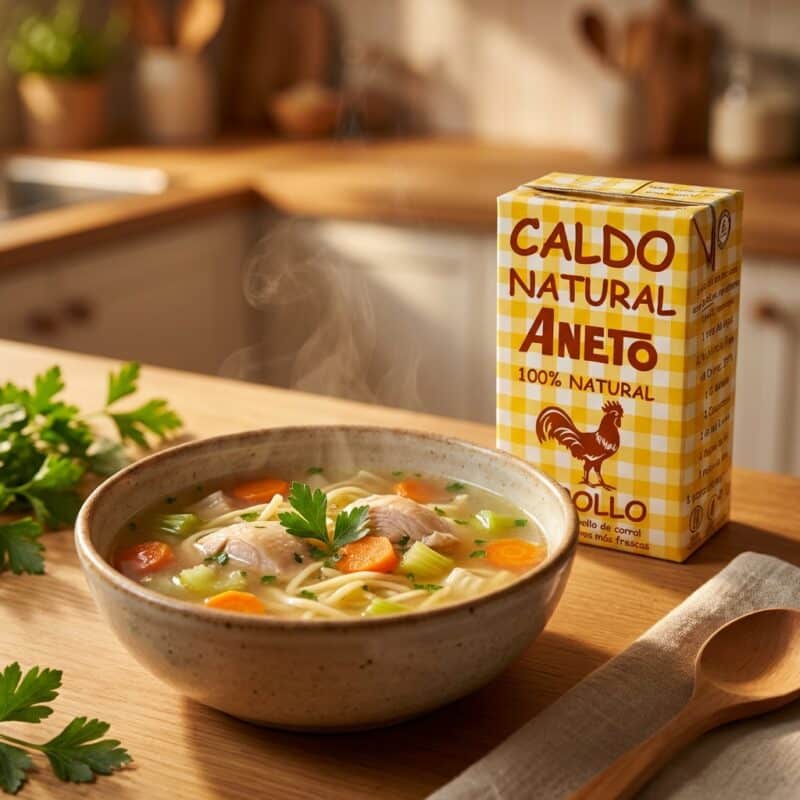 Soep met Natuurlijke Kippenbouillon