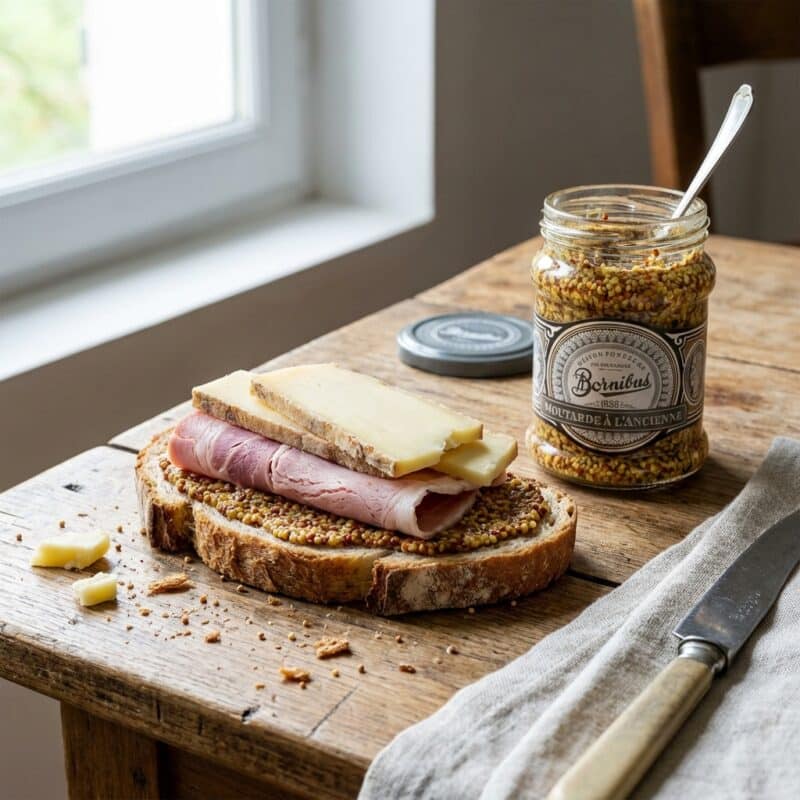 Brood met Grove Mosterd