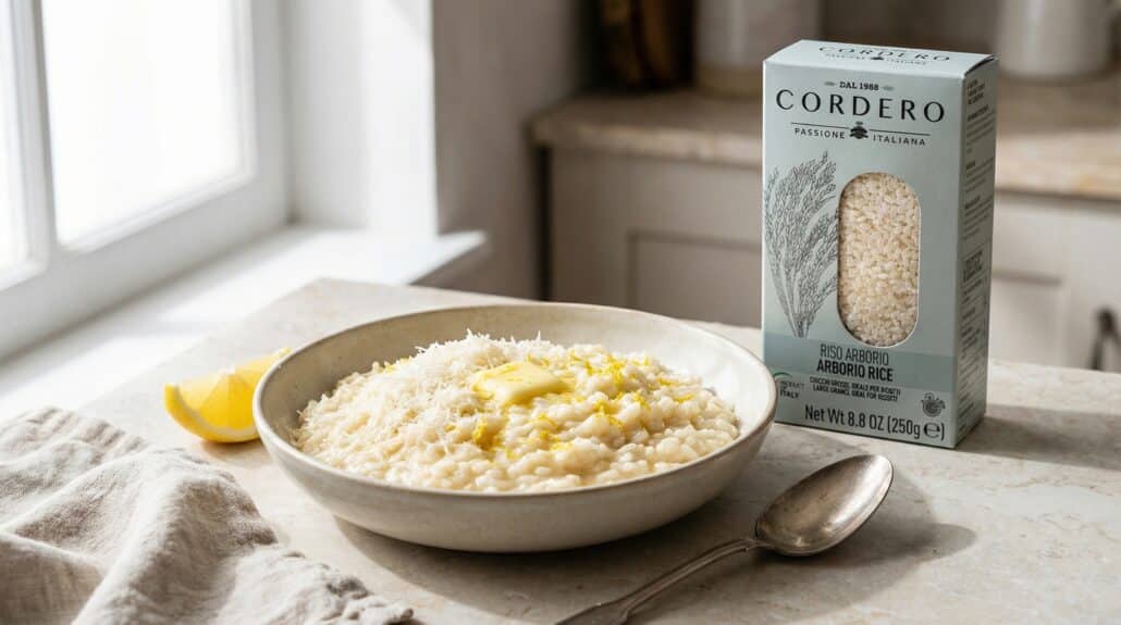 Saffraanrisotto met Arborio rijst