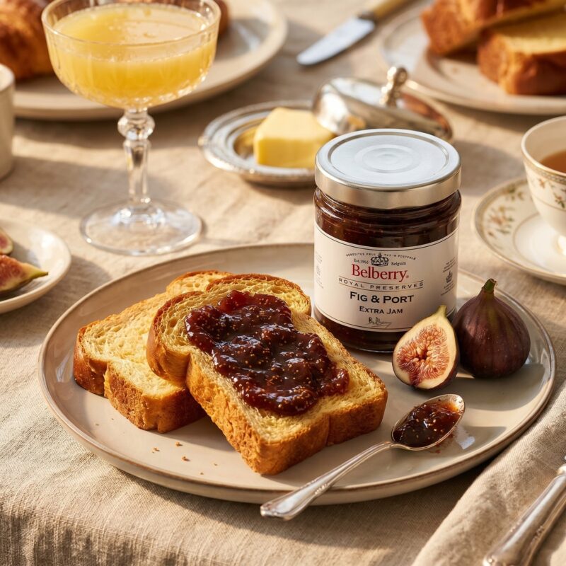 Boterham met Vijgen Port Extra Jam